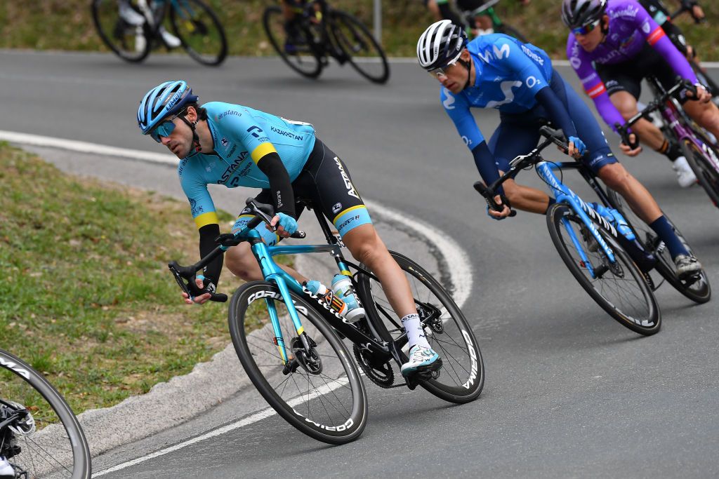VILLANUEVA DE VALDEGOVIA SPAIN OCTOBER 27 Ion Izagirre Insausti of Spain and Astana Pro Team during the 75th Tour of Spain 2020 Stage 7 a 1597km from VitoriaGasteiz to Villanueva de Valdegovia lavuelta LaVuelta20 La Vuelta on October 27 2020 in Villanueva de Valdegovia Spain Photo by Justin SetterfieldGetty Images