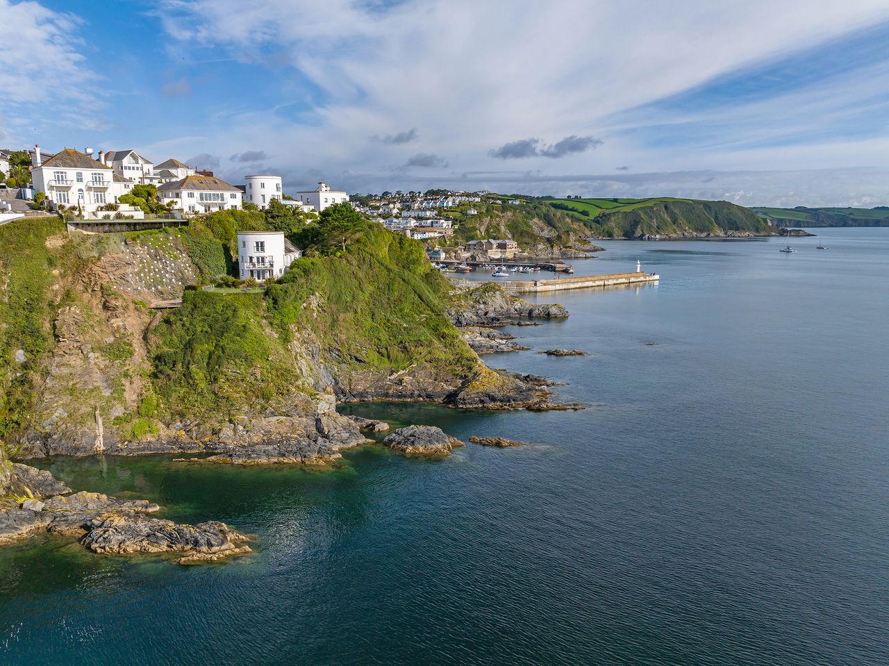 Tailings at Mevagissey, Cornwall.