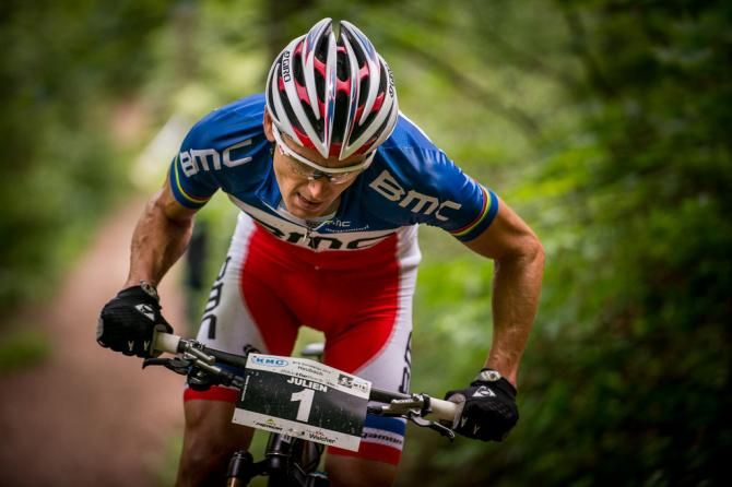 Julien Absalon on his way to the win in Heubach.