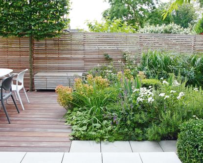 Deck planting ideas