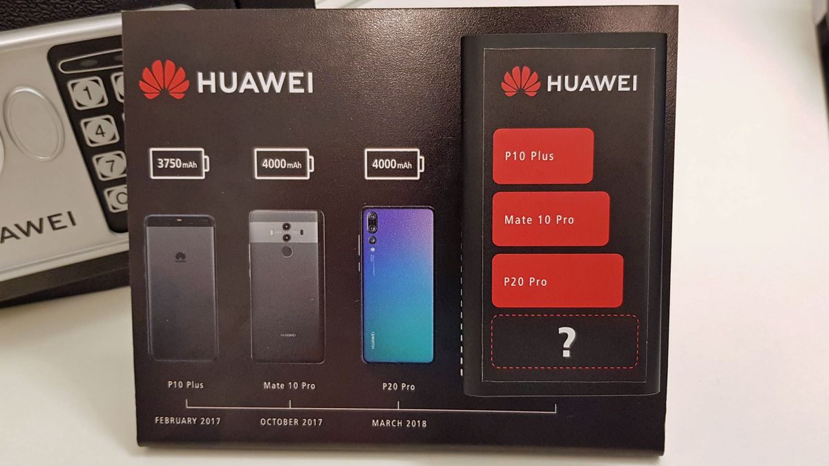 Huawei Mate 20 Pro Teaser Suggests It Ll Have A Huge Battery Techradar