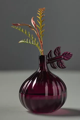 Harvest Glass Bud Vase