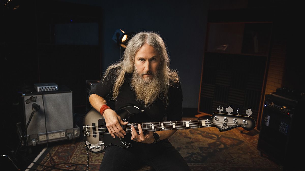 The Fender Troy Sanders Precision Bass is finished in Silverburst and arrives with a host of custom appointments for the Mastodon bassist and vocalist