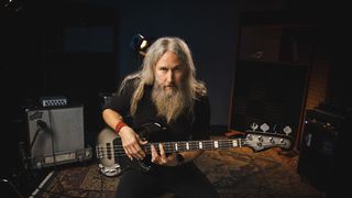 The Fender Troy Sanders Precision Bass is finished in Silverburst and arrives with a host of custom appointments for the Mastodon bassist and vocalist