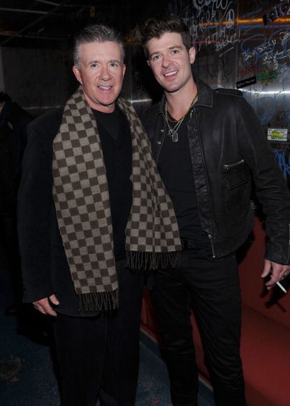 Alan Thicke and Robin Thicke.