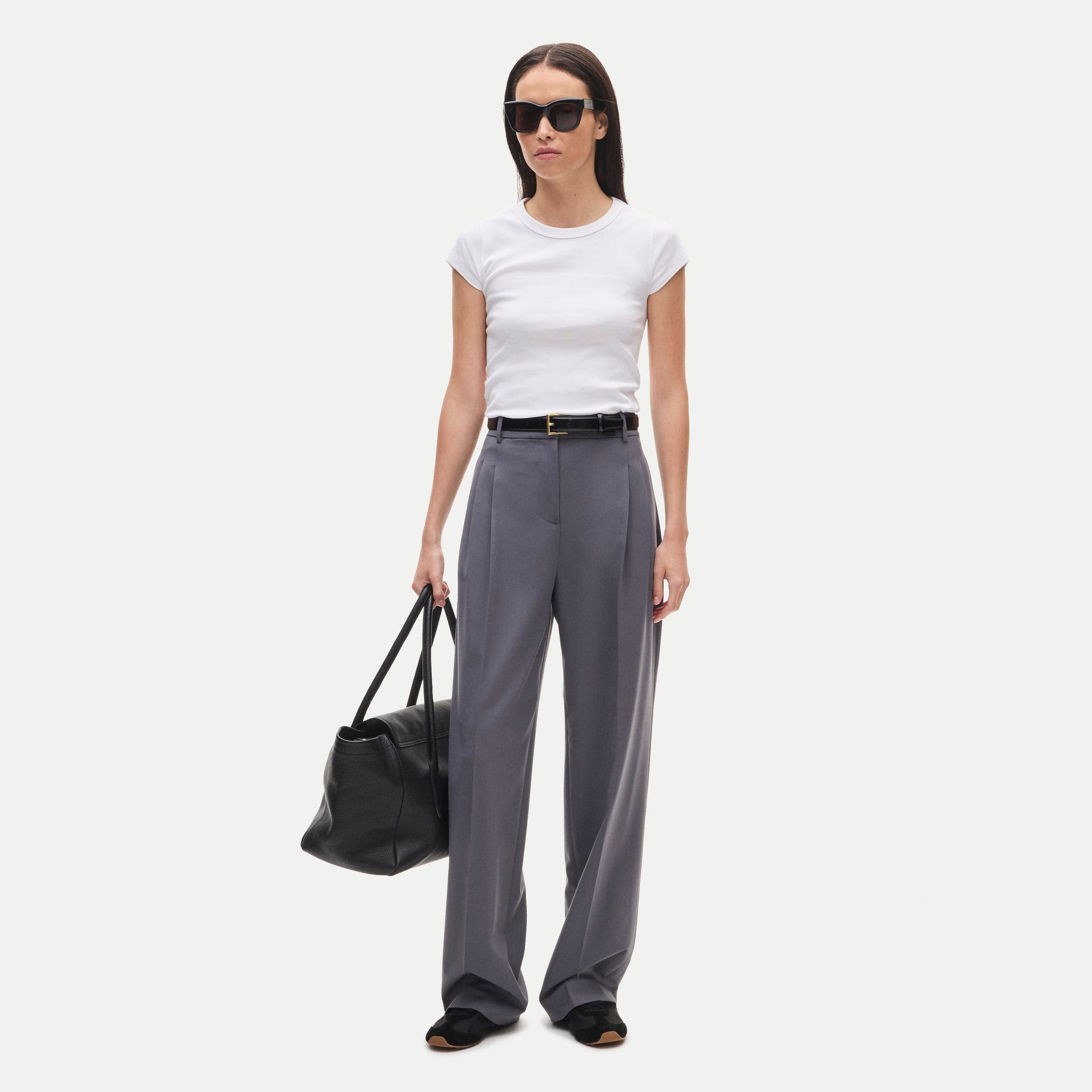 Arched Trouser in Lightspun Wool Blend