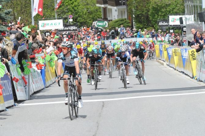 Gianni Meersman (Omega Pharma-Quick Step) won the sprint for second