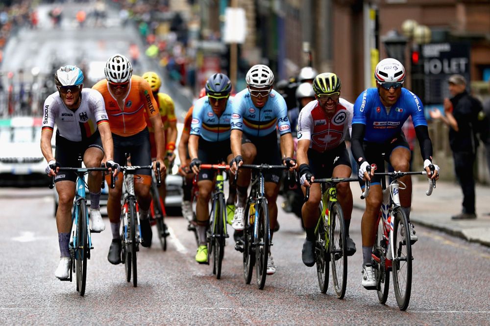 This was the break of the race after 200km of racing in the rain