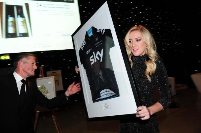 A signed Team Sky jersey was part of the Dave Rayner Fund auction