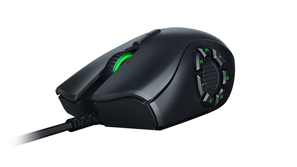 Product shot of the Razer Naga Trinity, one of the best mouse for MacBook options