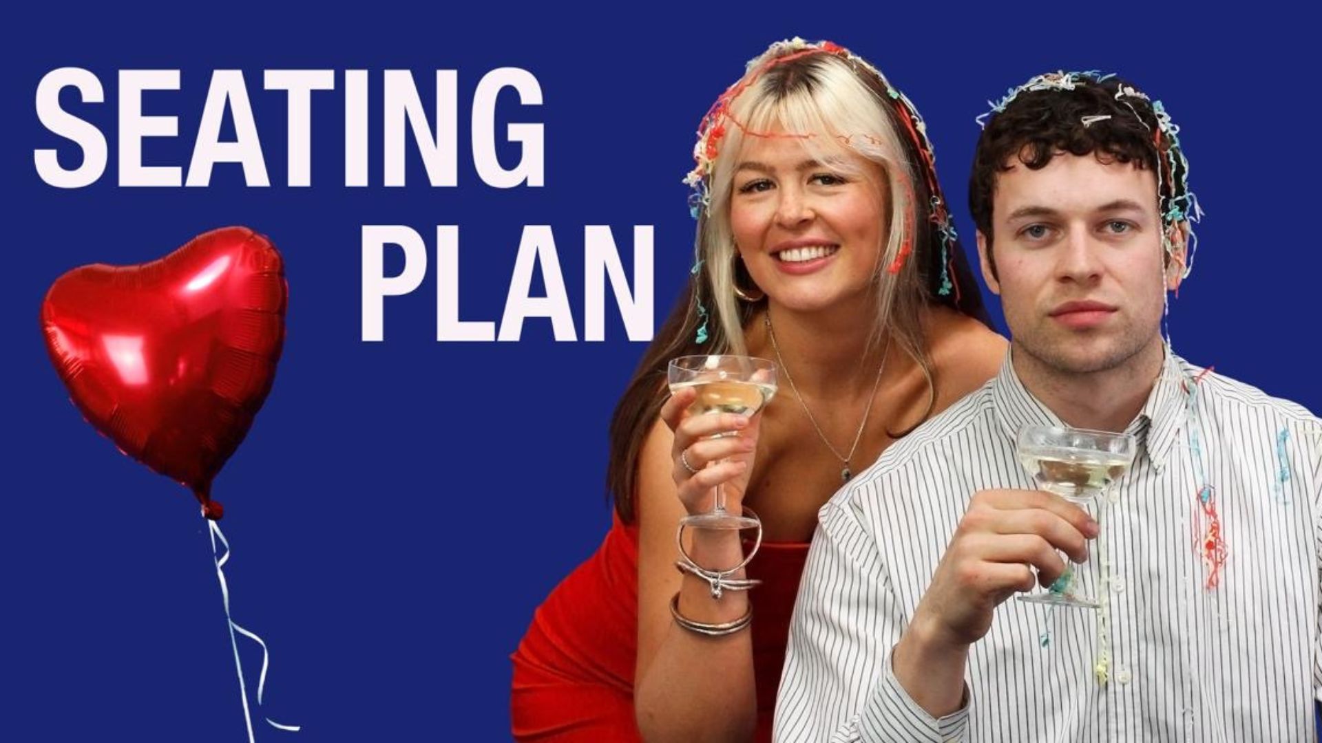 an image of the poster for seating plan play with the two main characters
