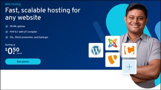 IONOS shared hosting homepage