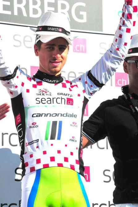 Peter Sagan (Cannondale) won the points classification at the Tour de Suisse