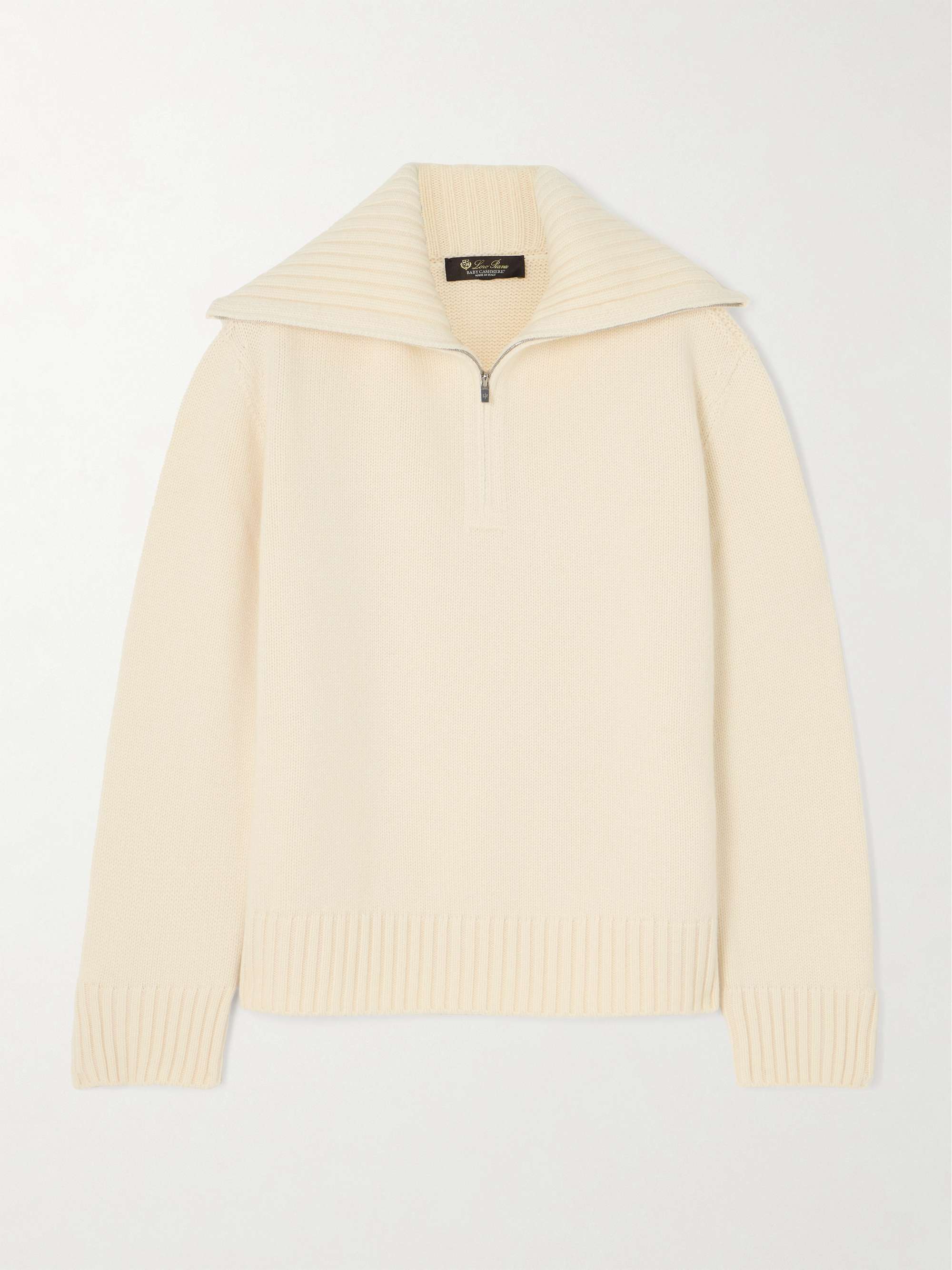 Cashmere Half-Zip Sweater