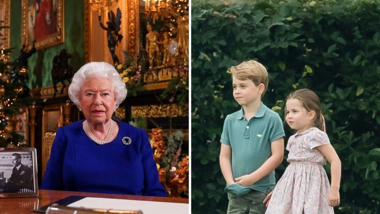 Why the Queen forbids George and Charlotte from sitting with their parents at Christmas lunch 