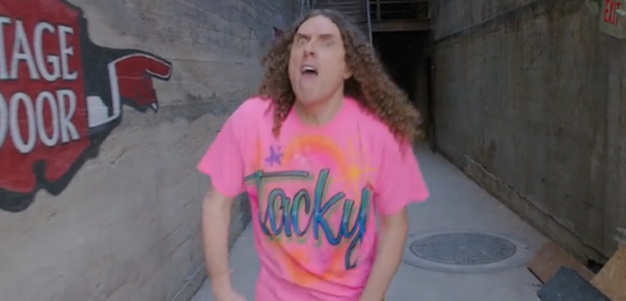 Weird Al parodies Pharrell&amp;#039;s &amp;#039;Happy&amp;#039; with &amp;#039;Tacky&amp;#039;