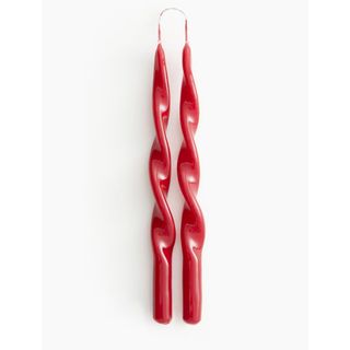 2-pack Spiral Taper Candles