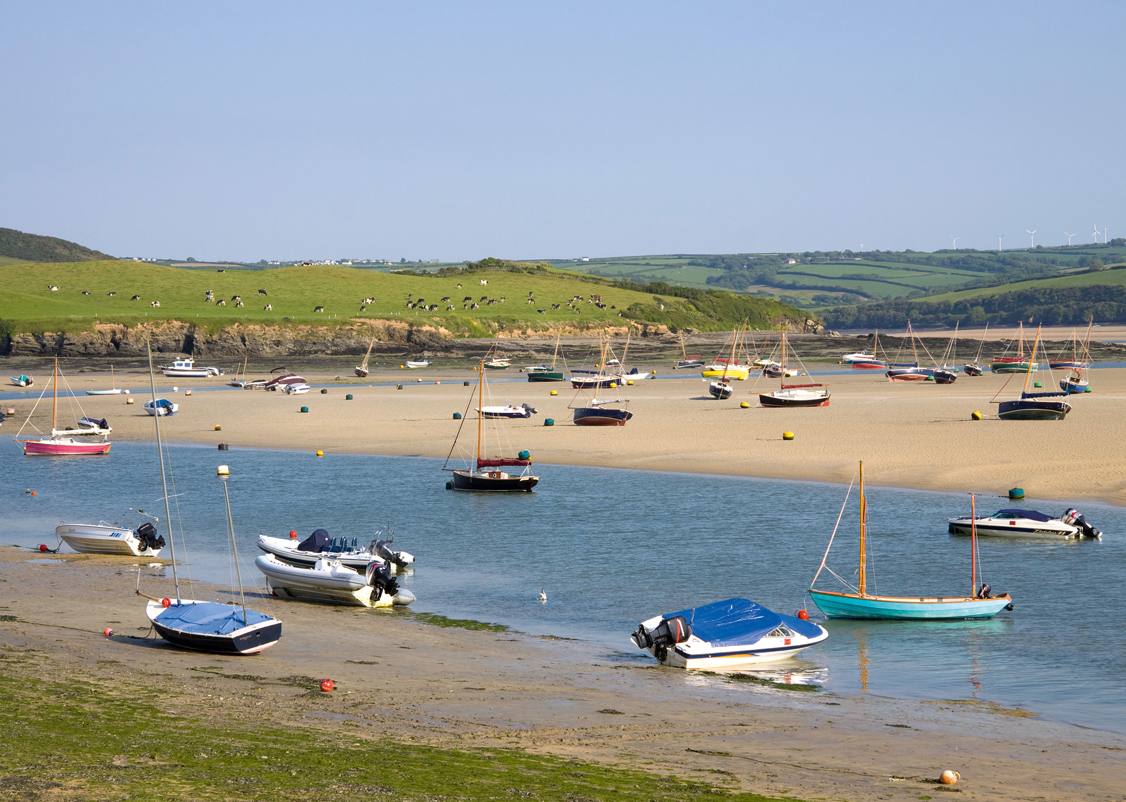 Porthilly Cove near Rock, north Cornwall