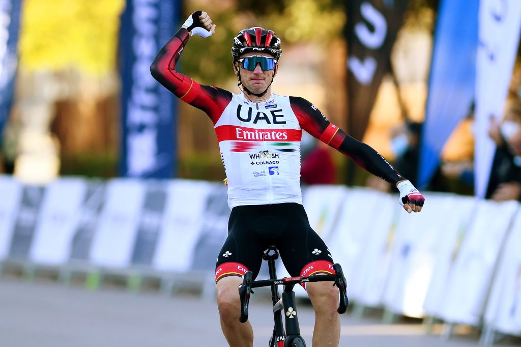 Brandon McNulty won the first race of the Challenge Mallorca with a solo attack