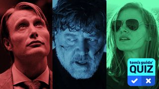 Mads Mikkelsen in "Hannibal," Russell Crowe in "The Exorcism," and Jessica Chastain in "Zero Dark Thirty"