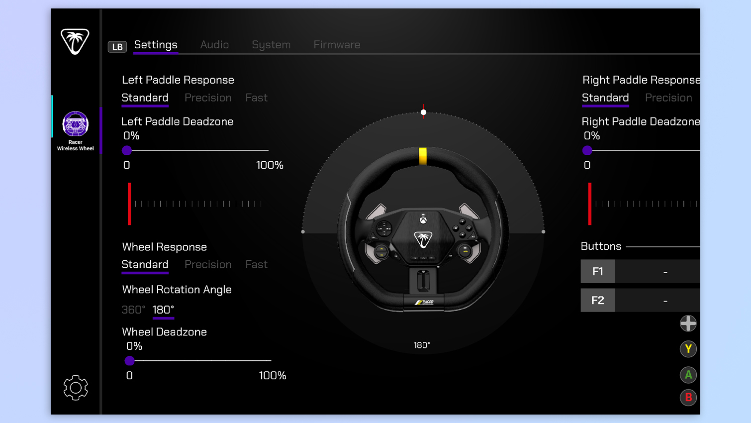 A screenshot of Turtle Beach Control Center 2