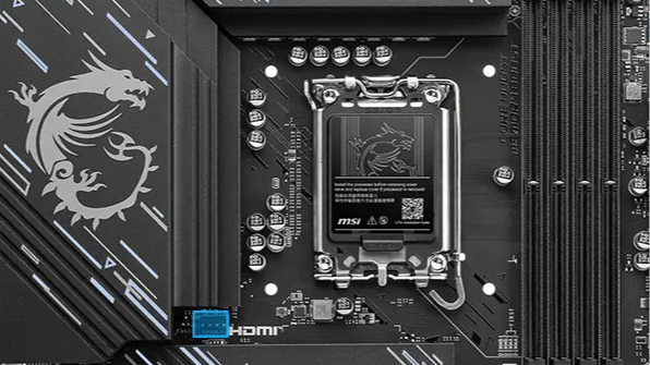A close-up of the Z890 GAMING PLUS WIFI6E from MSI