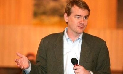 Sen. Michael Bennet (D-CO) had a "moment of inadvertent public honesty," says one blogger.