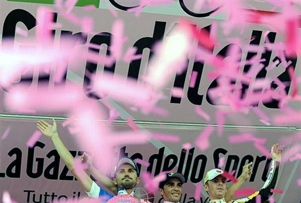 The pink podium