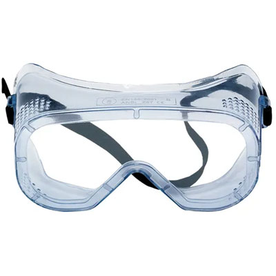 clear plastic safety goggles