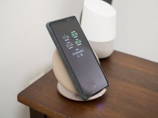 Galaxy Note 8 on wireless charger