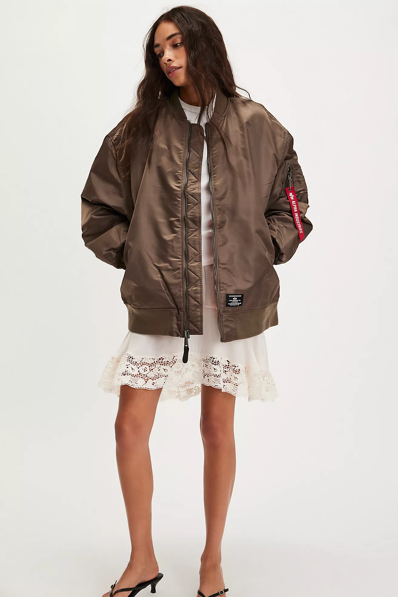 Alpha Industries Oversized Ma-1 Mod Flight Jacket