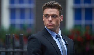 Bodyguard Richard Madden on the lookout