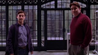 Tobey Maguire and Alfred Molina in Spider-Man 2