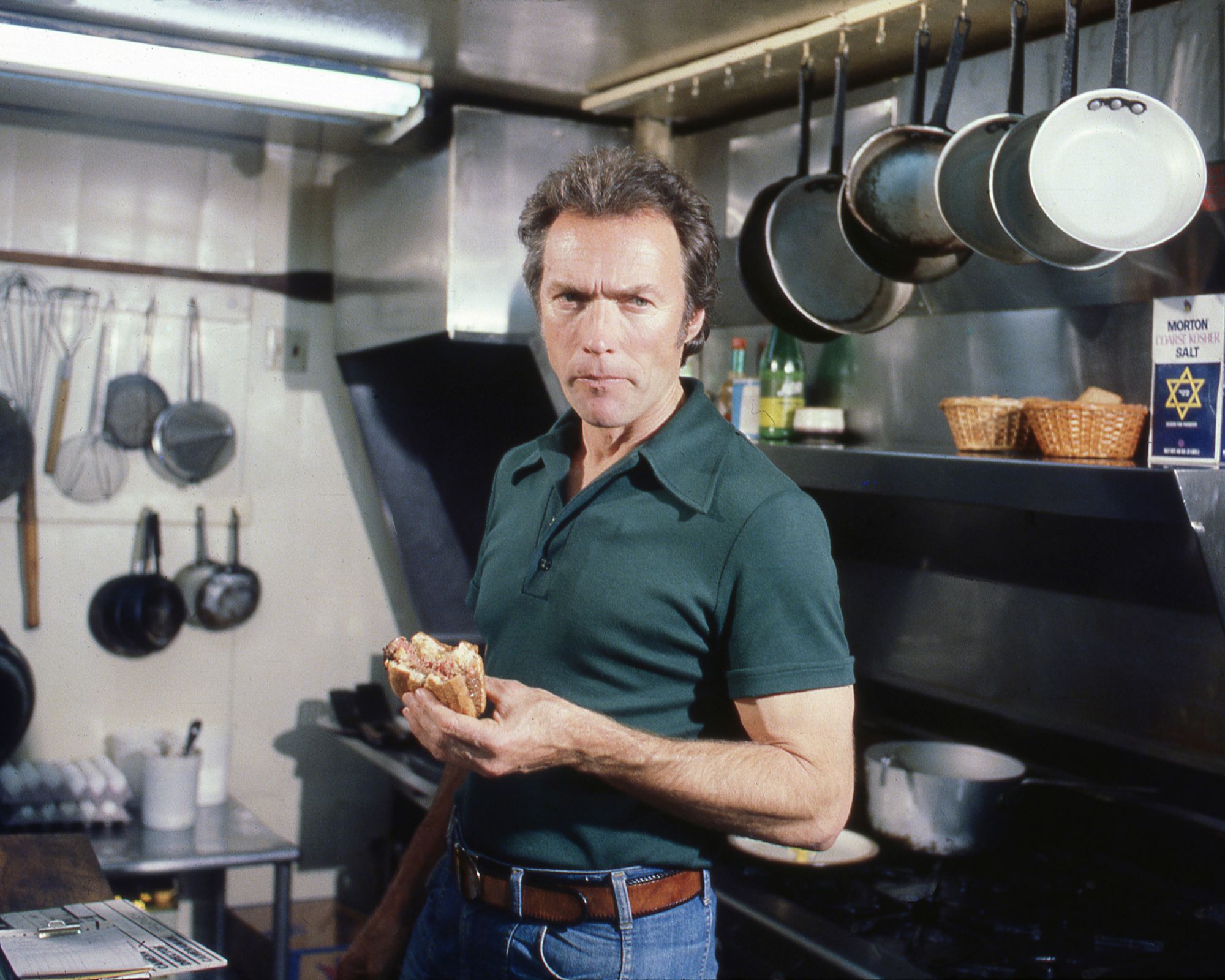 clint eastwood in his kitchen