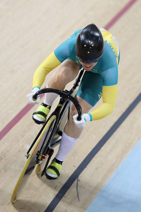 Anna Meares (Australia) in qualifying