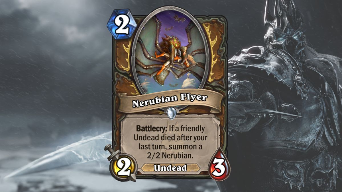 Cards and art from Hearthstone's March of the Lich King expansion.