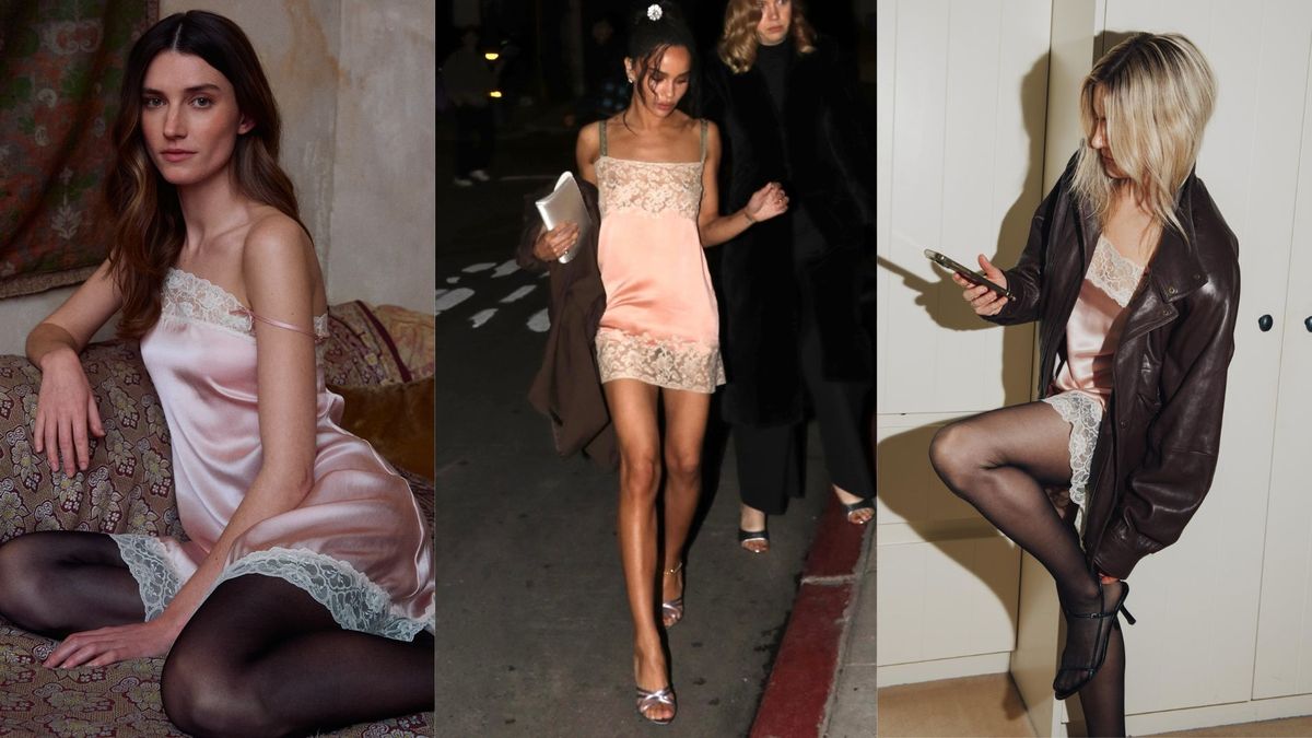 If You Like Zoë’s Saint Laurent Slip Dress, You’ll Love This Affordable Version