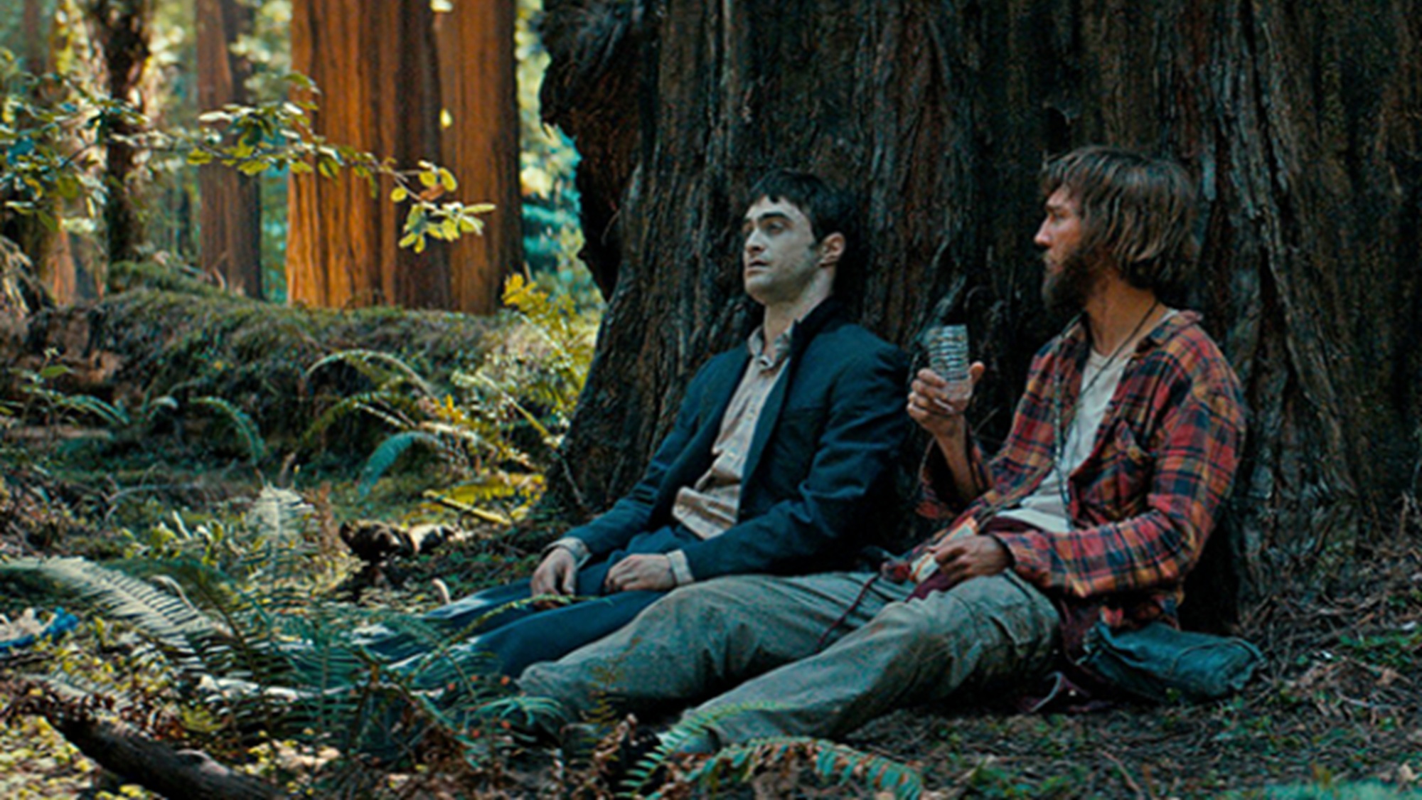 Daniel Radcliffe and Paul Dano in Swiss Army Man