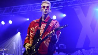 Machine Gun Kelly performs at O2 Academy Brixton on September 23, 2017 in London, England.