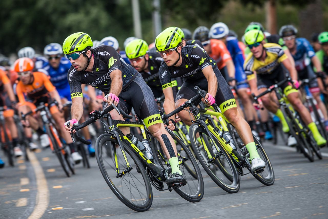 The Holowesko team keeping things in control at the front.