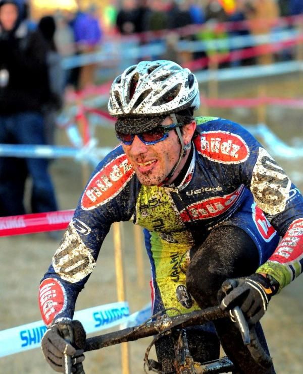 Matthew Pacocha (Hudz-Subaru) with less than a lap to go
