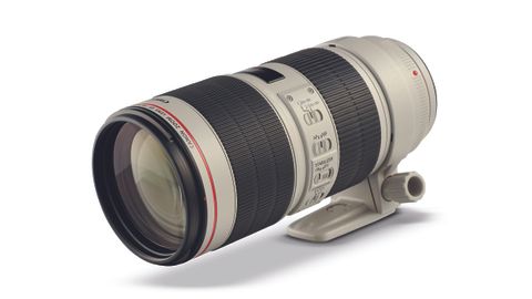 A Canon EF 70-200mm f/2.8L IS III USM lens