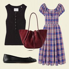 A collage of net-a-porter products.