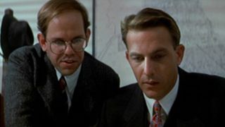 Charles Martin Smith and Kevin Costner in The Untouchables