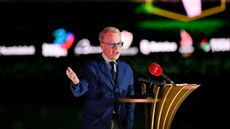 DP World Tour CEO Keith Pelley at the opening ceremony of the Bahrain Championship
