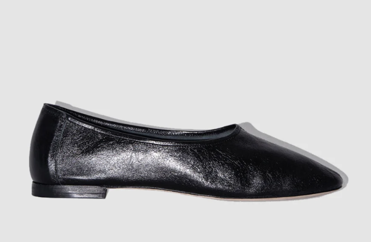 By Far, Leather Ballet Flat