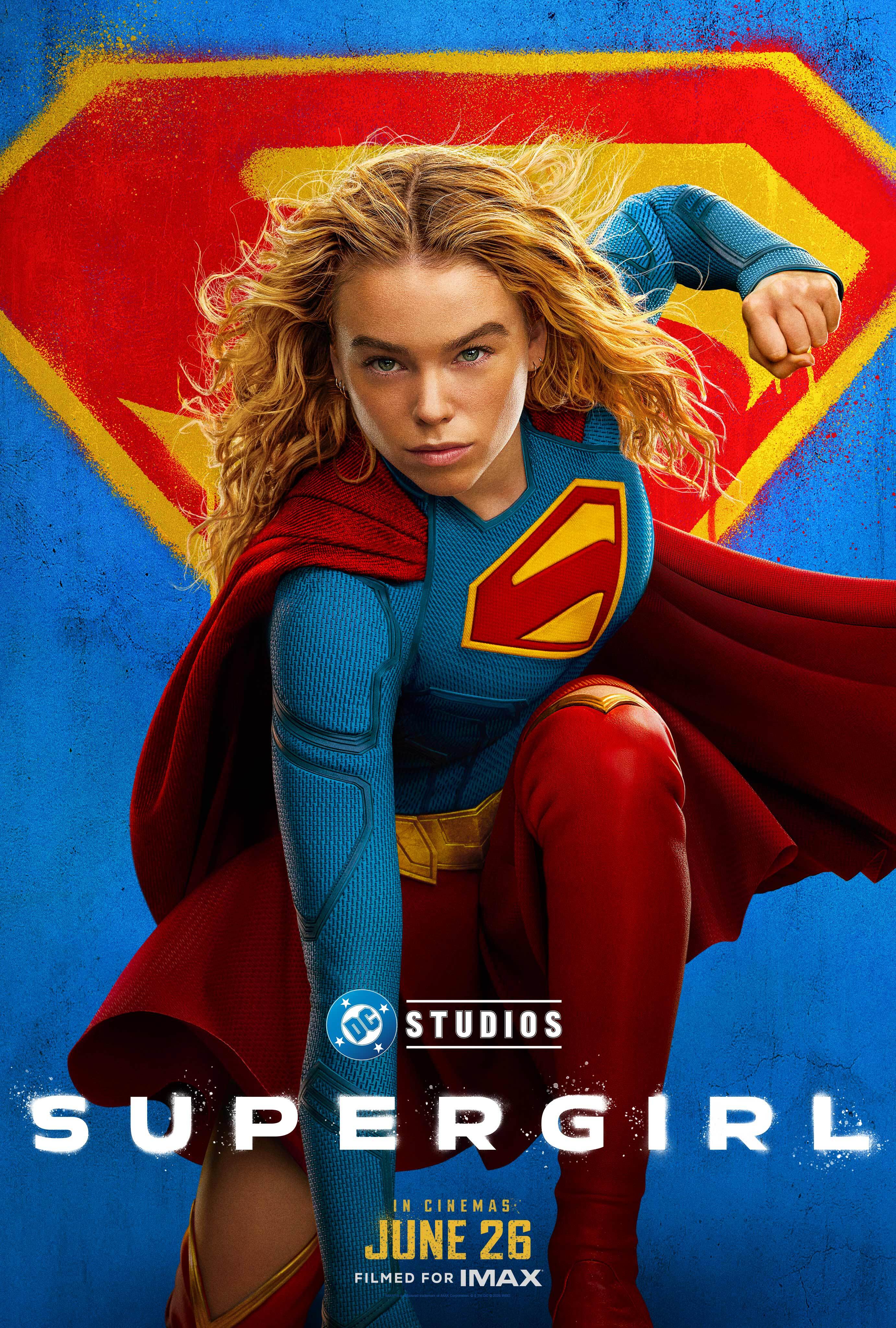 an image of one of the posters for supergirl starring milly alcock