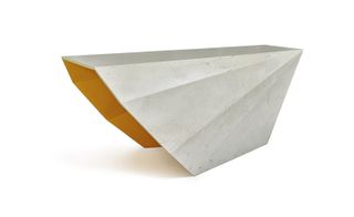 A shell shaped counter.
