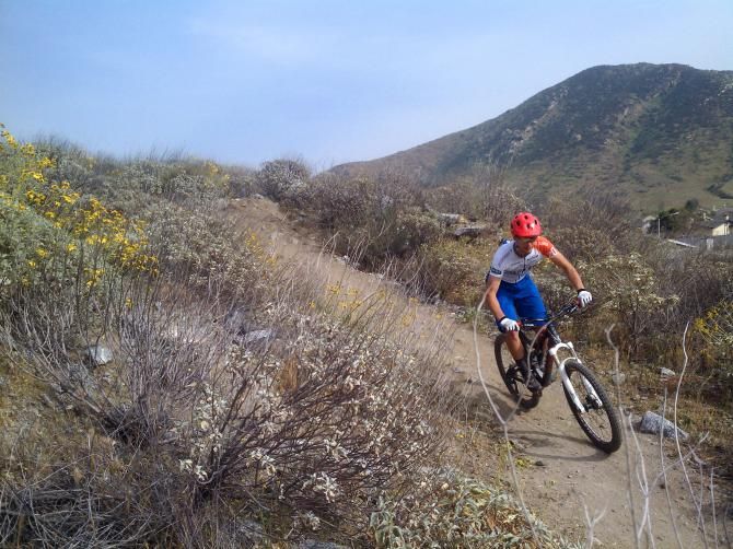 Macky Franklin preriding the Fontana Super D