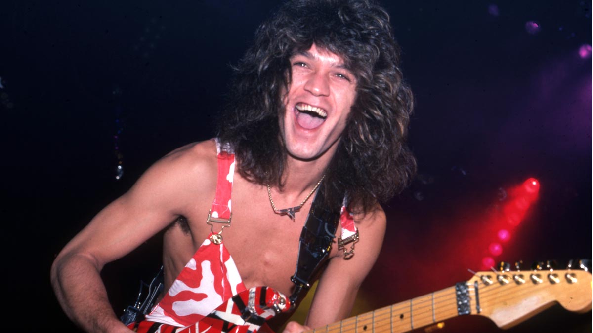 van halen playing guitar